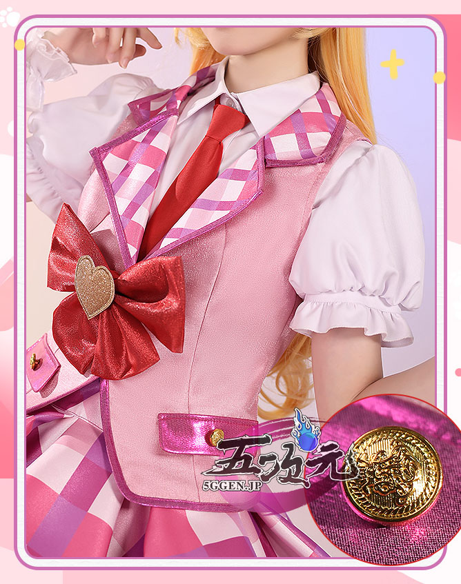 アイカツ 星宮いちごリボンカチューシャ 大空あかりピンクリボン 2点