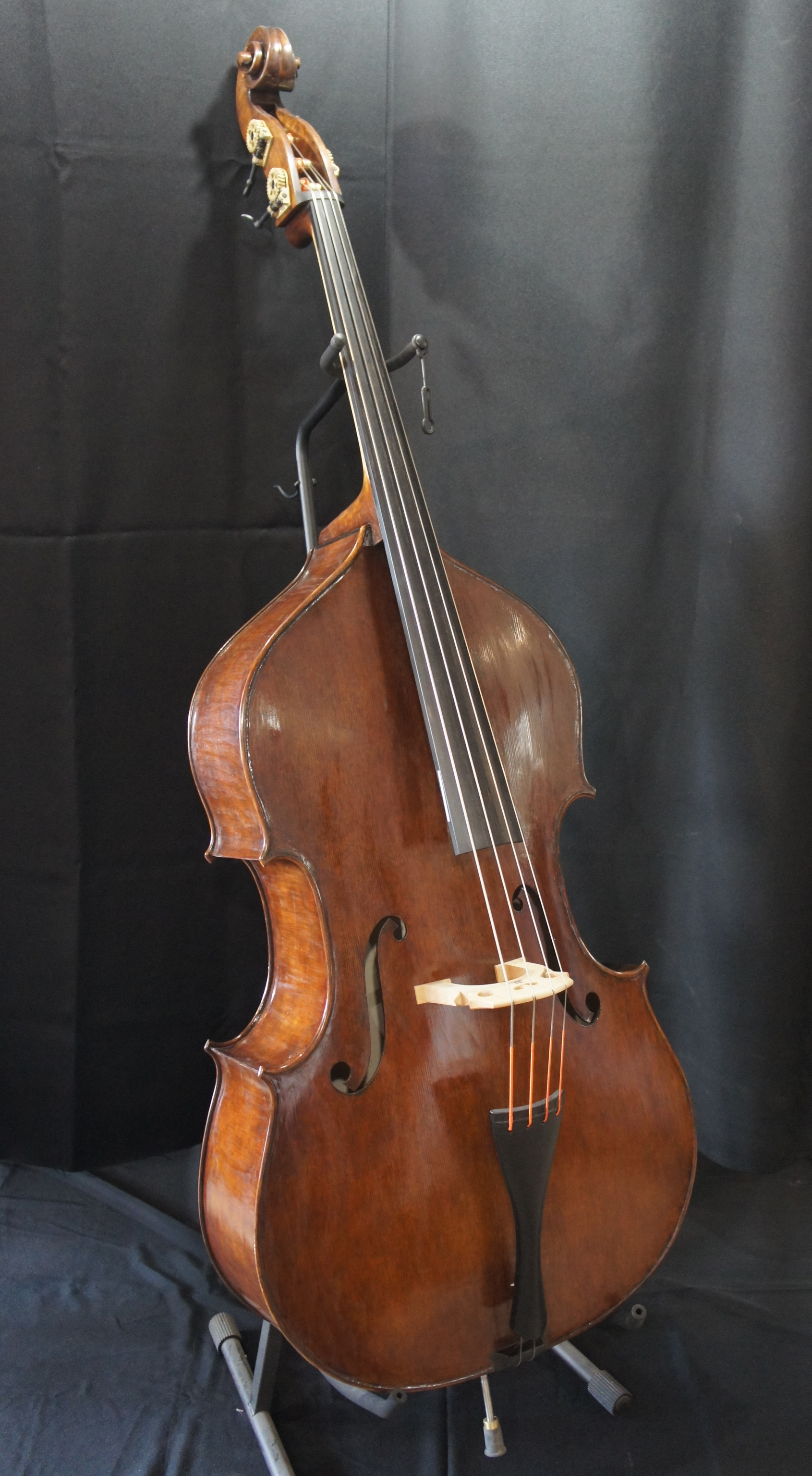 サイコビリー ロカビリー ウッドベース コントラバス 指板加工スラップ仕様