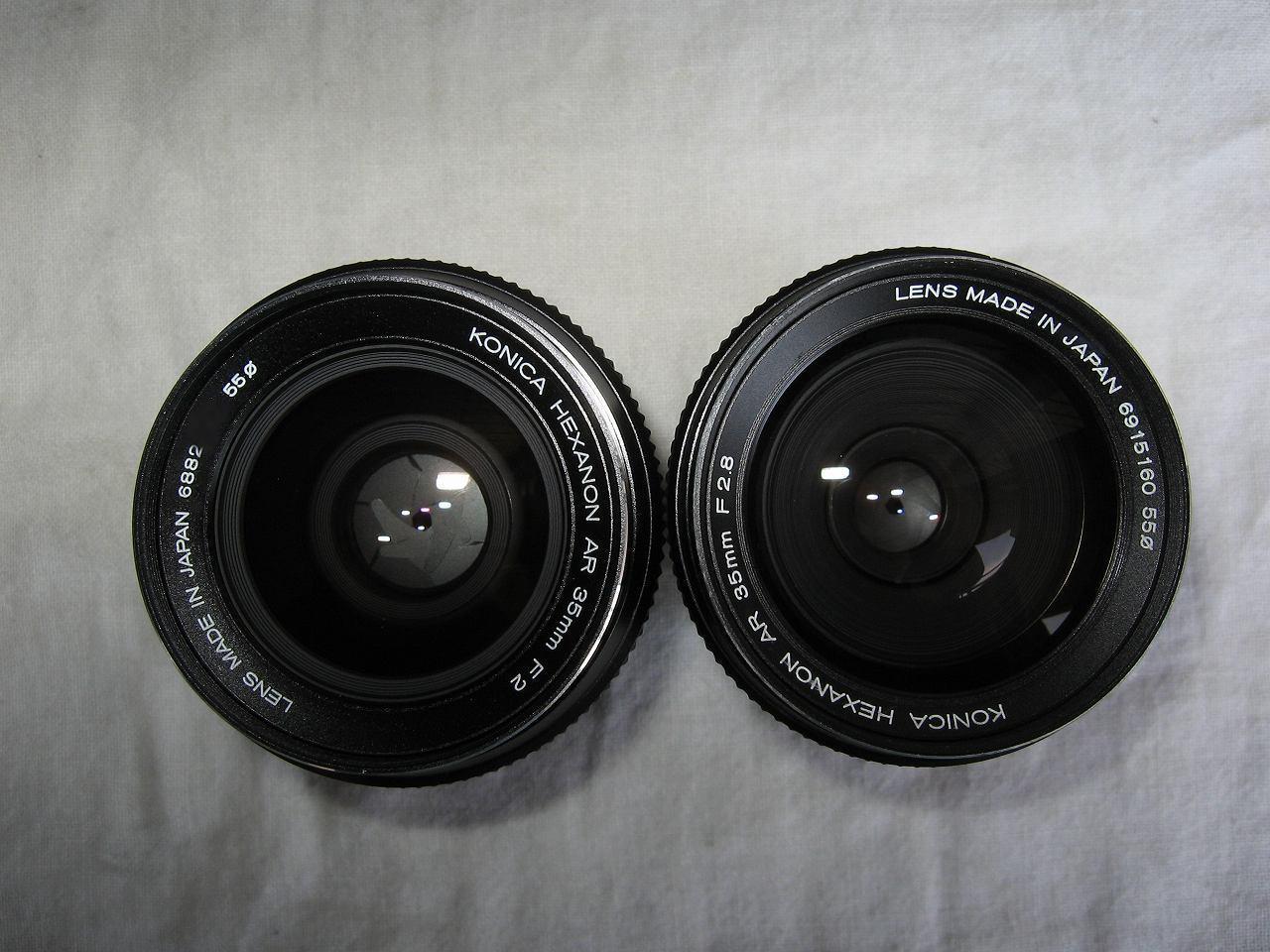 世界初オートフォーカスカメラ Konica Hexanon 58mm F2.8 世界初オート