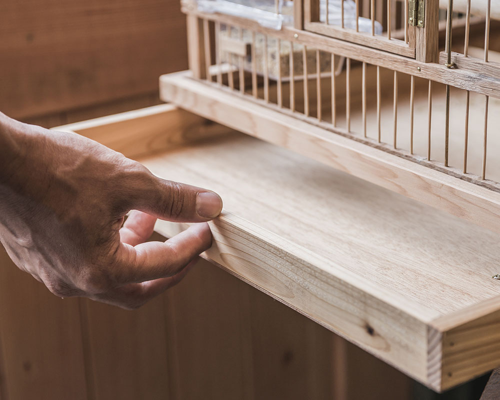 木と竹でできた鳥かご | 森重生活用品店
