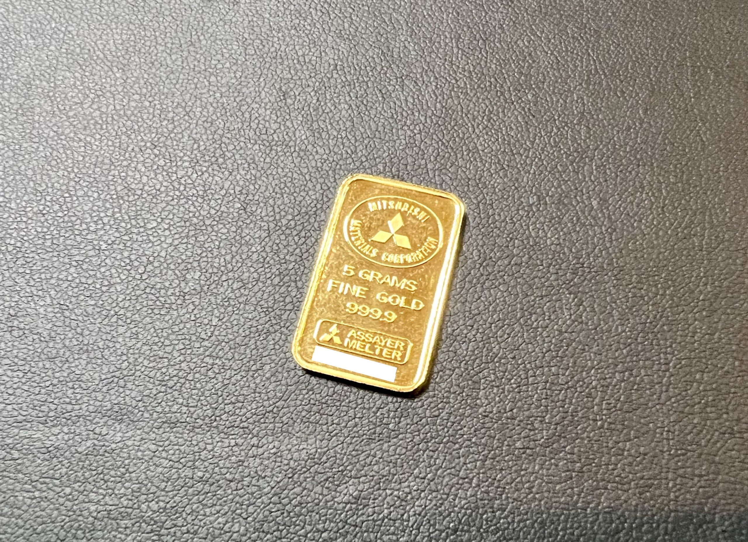 三菱マテリアル 純金カード 金 FINE GOLD 999.9 K24 0.5g