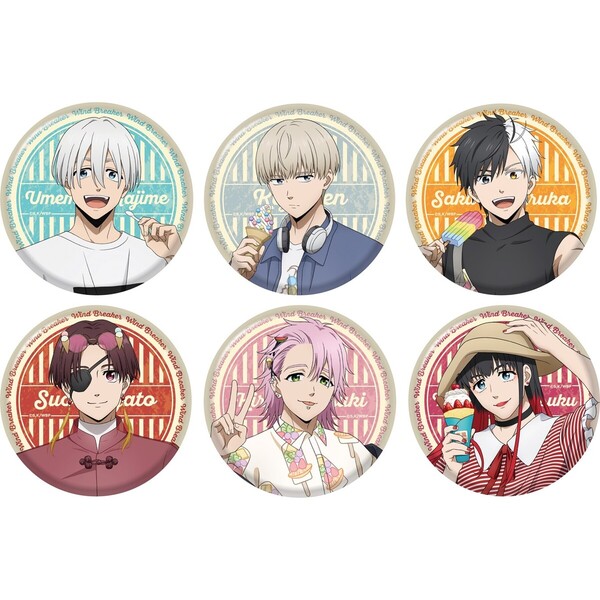 WINDBREAKER 缶バッジ WINDBREAKER ウィンブレ 蘇枋 ジュエリー缶