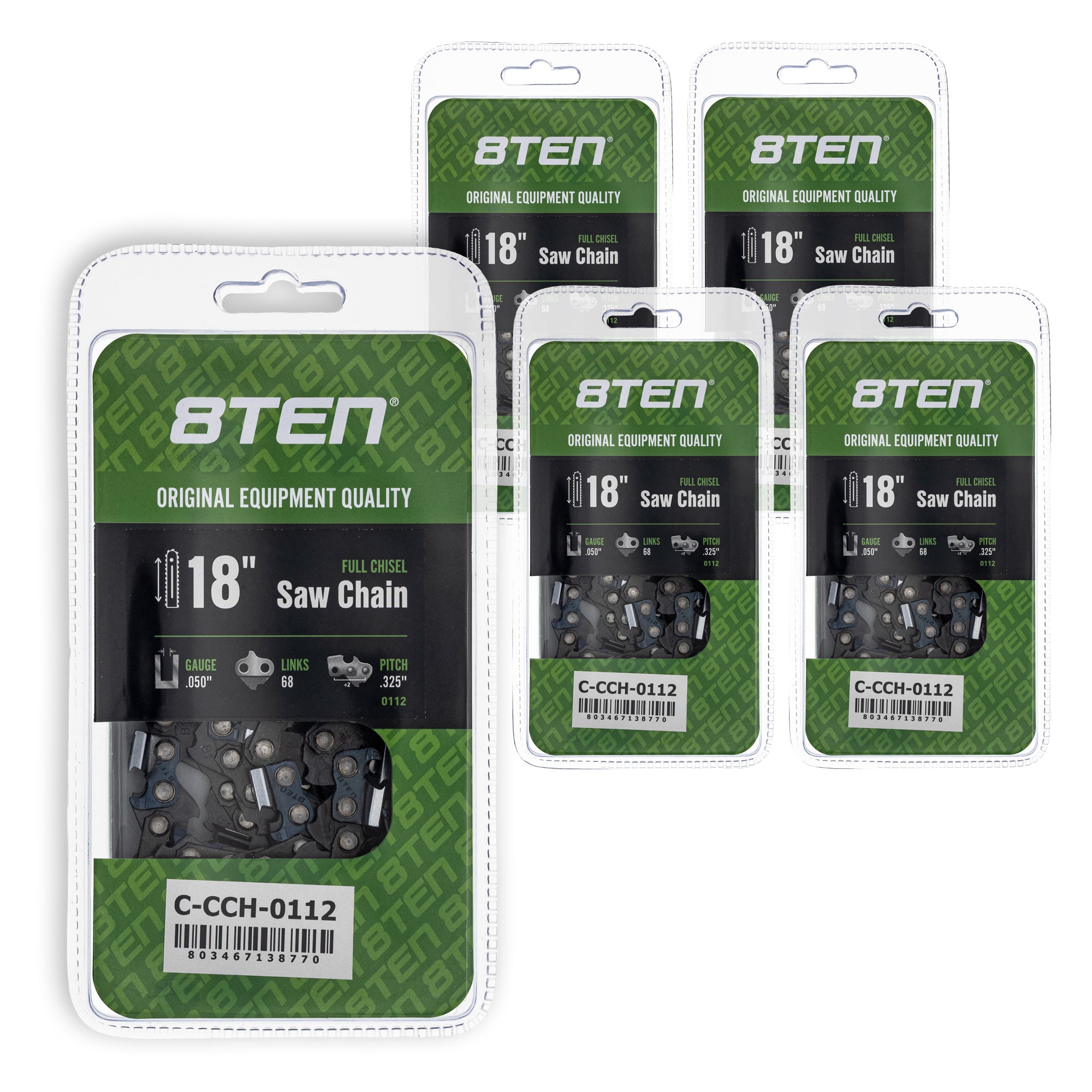 Chainsaw Chain 18 Inch .050 .325 68DL For 23RS68E | 8TEN