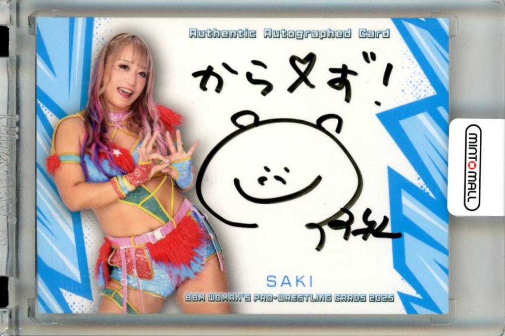 ミントモール / MINT 立川店 / 2025 BBM 女子プロレス SAKI 直筆サイン
