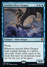 MTG シルバー foil 英語版 洞窟に宝蓄えしドラゴン 銀幕 洞窟に宝蓄え