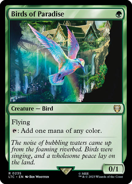 MTG RAV 極楽鳥 ロシア語版 foil 日)【Foil】極楽鳥 / Birds of