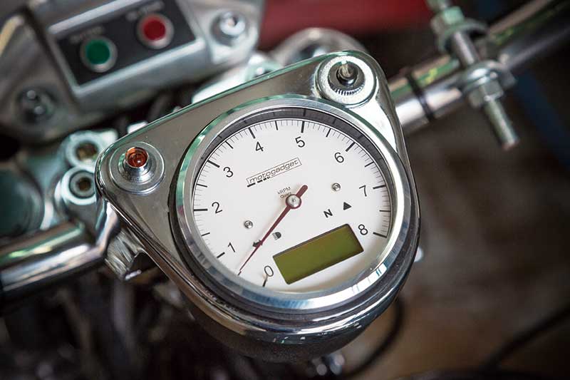 人気 モトガジェット製 デジタルメーター アルミ モトスコープ・ミニ