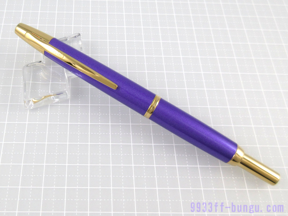 PILOT 万年筆 キャップレス 紫 k18 金 PILOT 万年筆 キャップレス 紫