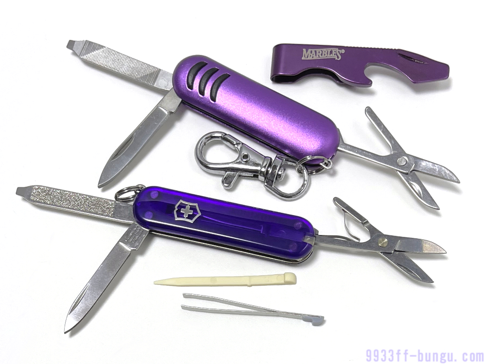 紫色文具購入報告[73]24年8月／ビクトリノックス クラシックSD