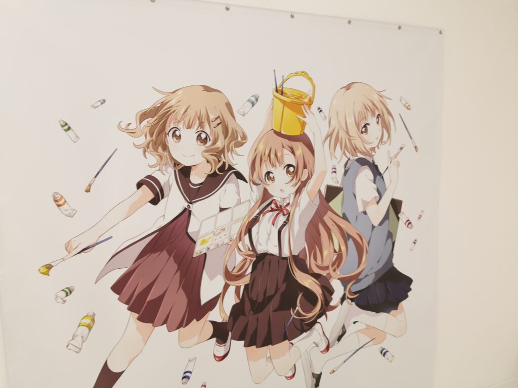 ゆるゆり 直筆サイン入りアートグラフ B なもり画業15周年記念作品展