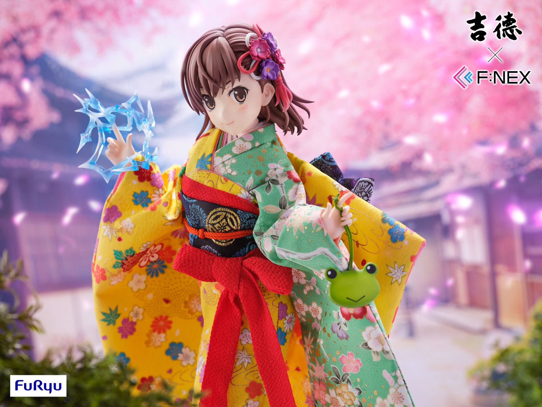 振袖姿の「御坂美琴」が老舗人形店とコラボしフィギュアに！伝統技術を