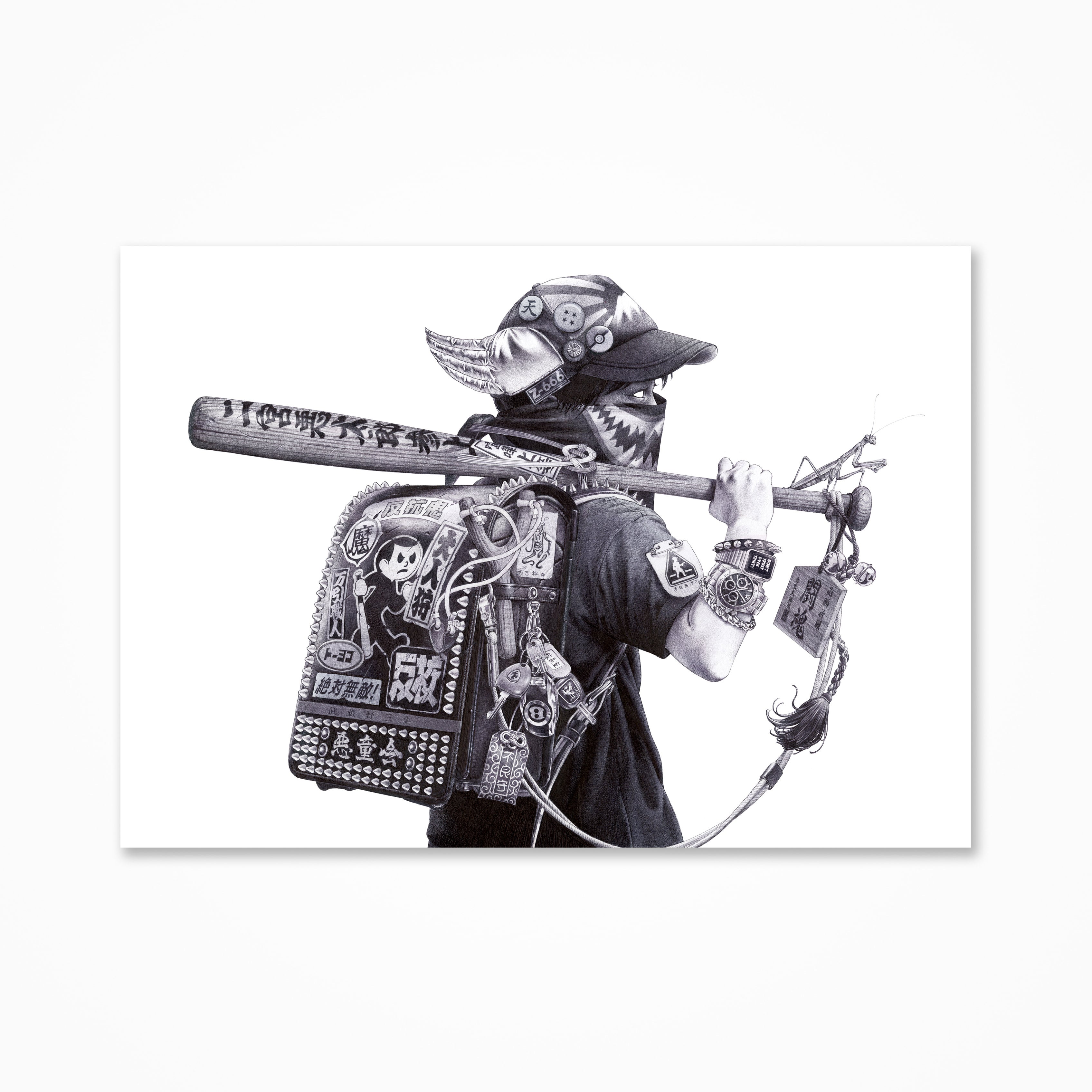 額縁入り】 つむじ風 A3ポスター 大友昇平 新品未使用 otomo ②