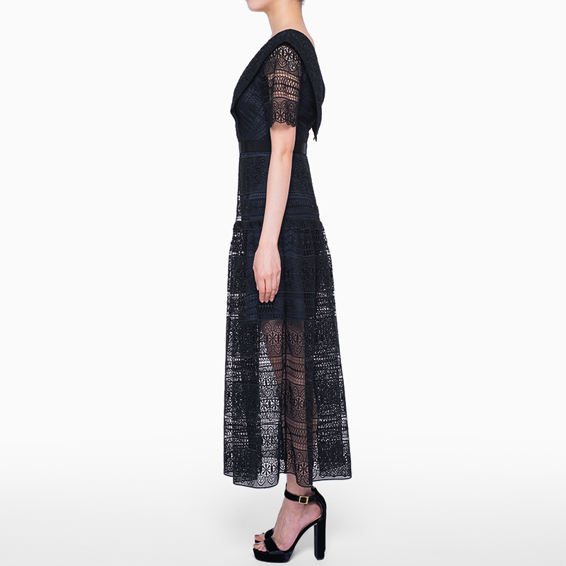 SELF PORTRAIT（セルフポートレイト）シースルーレースドレス-ドレス