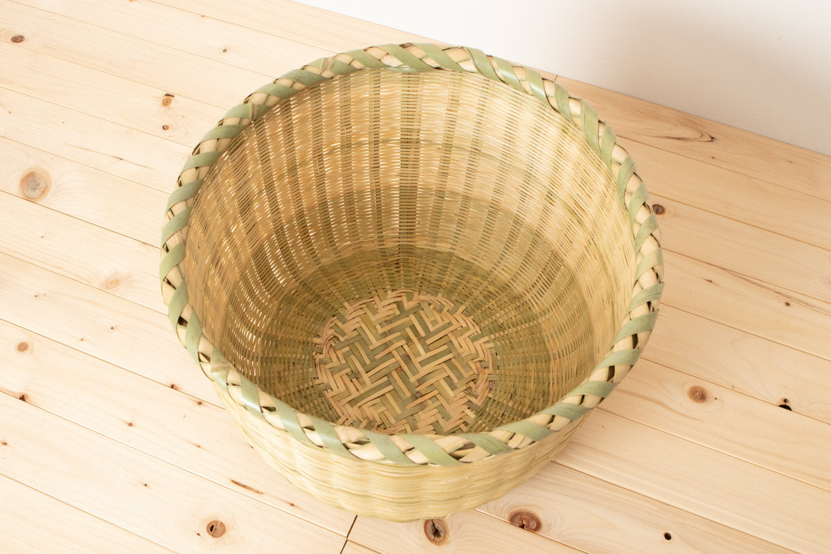 一斗・一斗五升の米揚げざる｜真竹の丈夫な業務用ざる – 市川籠店