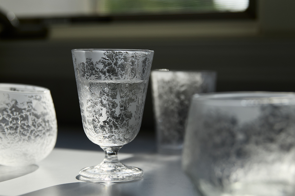 令和に甦った、奇跡の「結霜グラス」｜結霜月華（けっそうげっか