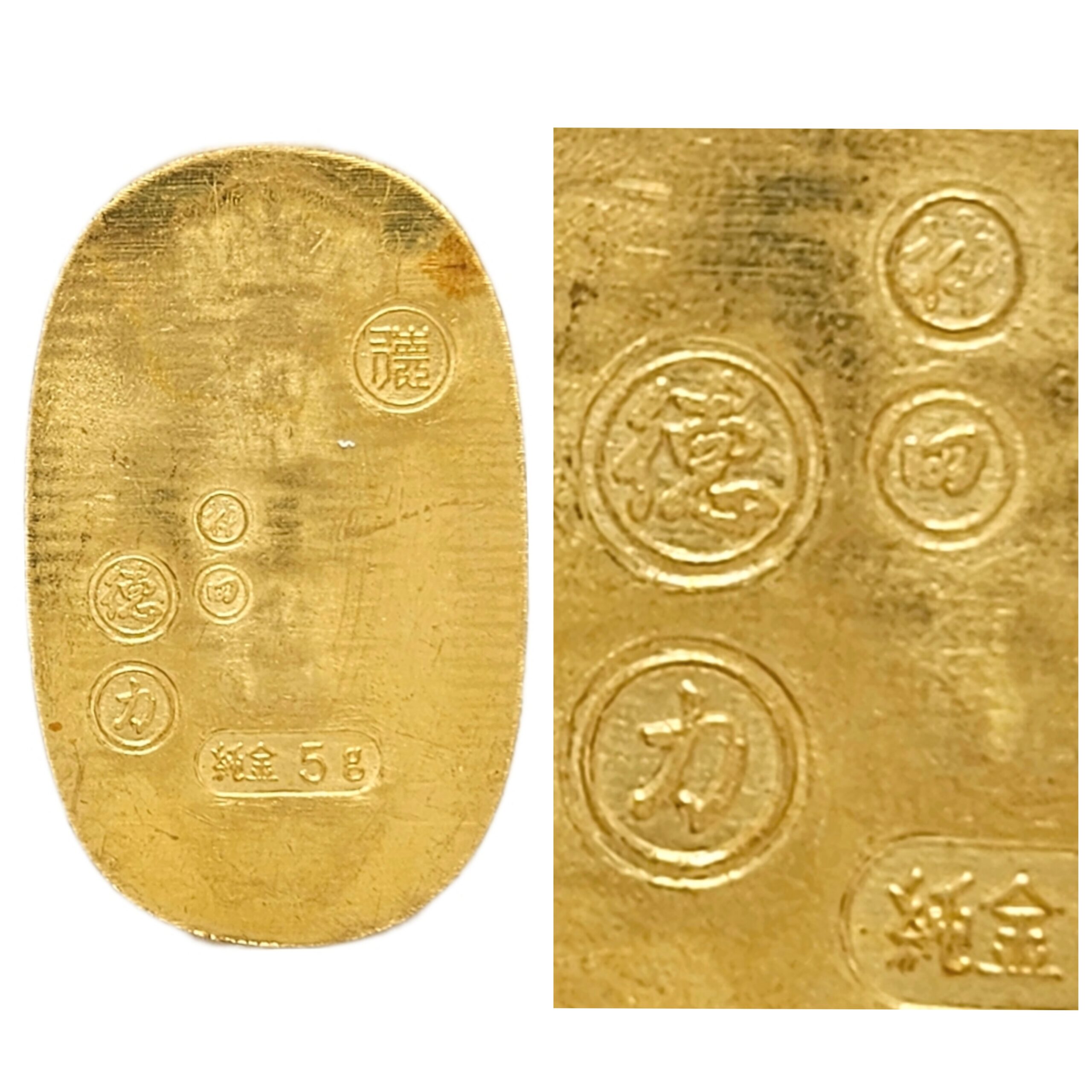 楽天市場】【徳力本店 公式】[純銀製 小判 5g]純銀 シルバー SV999 Ag