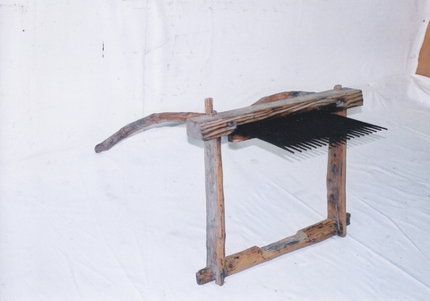 フォトライブラリ №2514_センバコキ(千歯扱き)｜砺波正倉