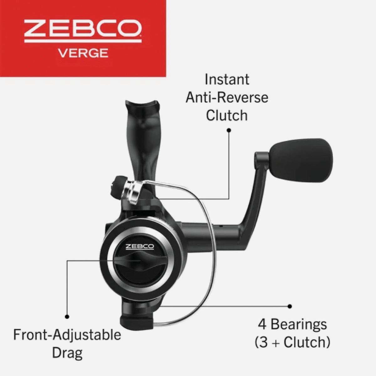 Zebco Verge Size 20 20 Lb. Spinning Fishing Reel - Anderson Lumber
