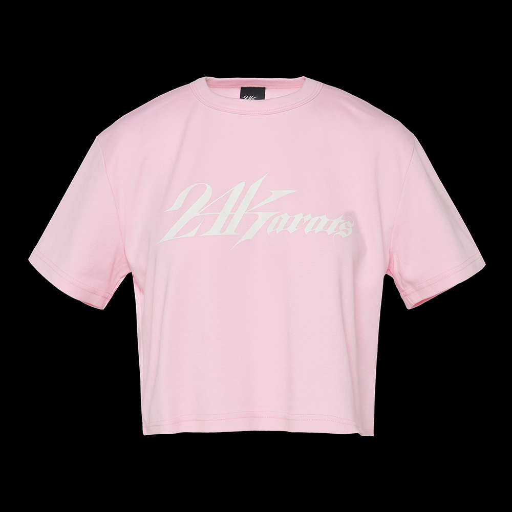WMNS CROPPED LOGO TEE | TEE | 24karats OFFICIAL ONLINE STORE
