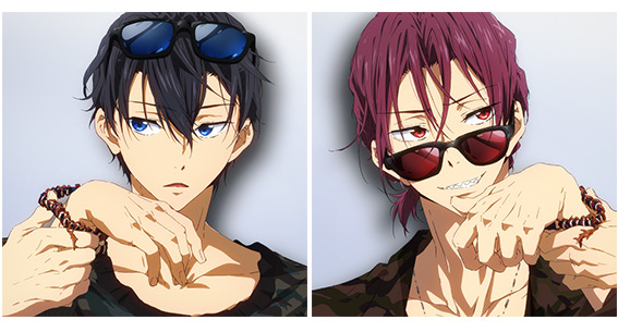 Free! 缶バッジ クリアファイル タペストリー 遙 凛 など まとめセット