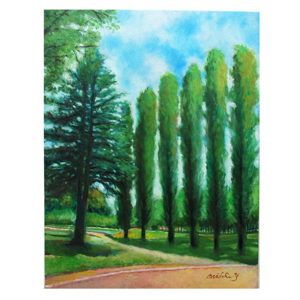 ポプラ並木（彩の森入間公園）／山口ミドリ｜アート絵画・販売通販