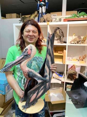 精巧なフィギュアで知られる「海洋堂」の造形・塗装師、古田悟郎さんが