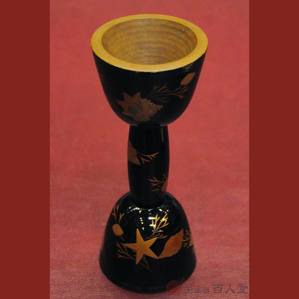 小鼓古胴 貝紋様蒔絵