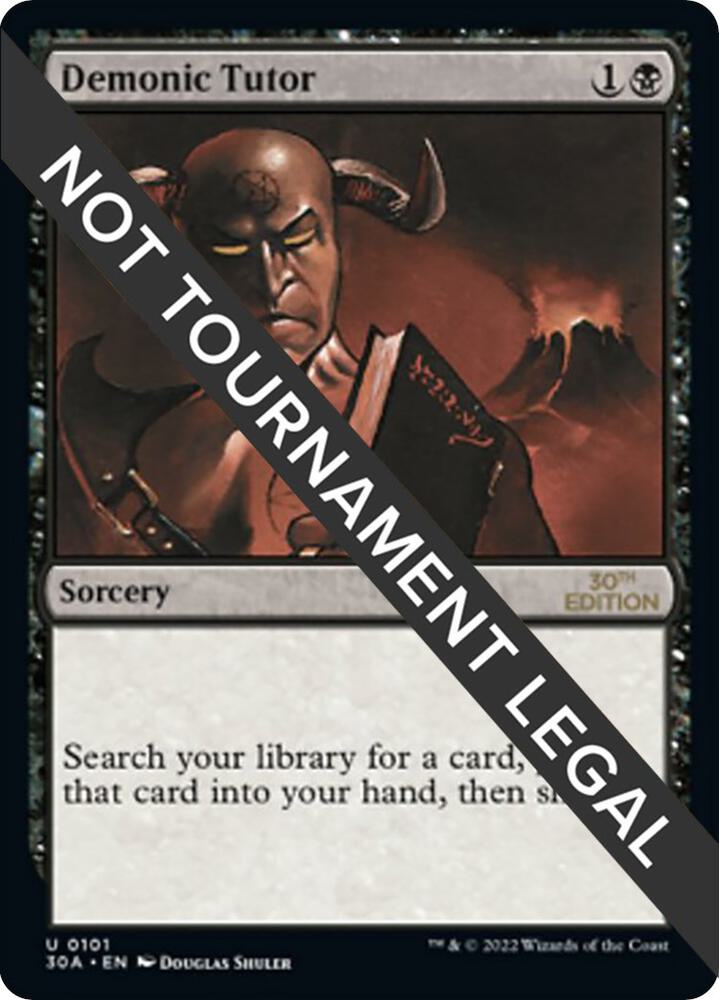 マジック大戦祭 悪魔の教示者/Demonic Tutor キャンバスアート