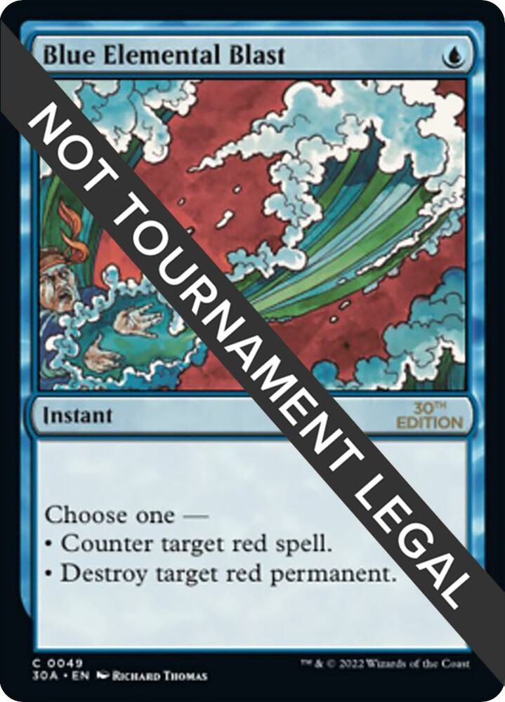 Blue Elemental Blast - 30th Anniversary Edition - Magic: The