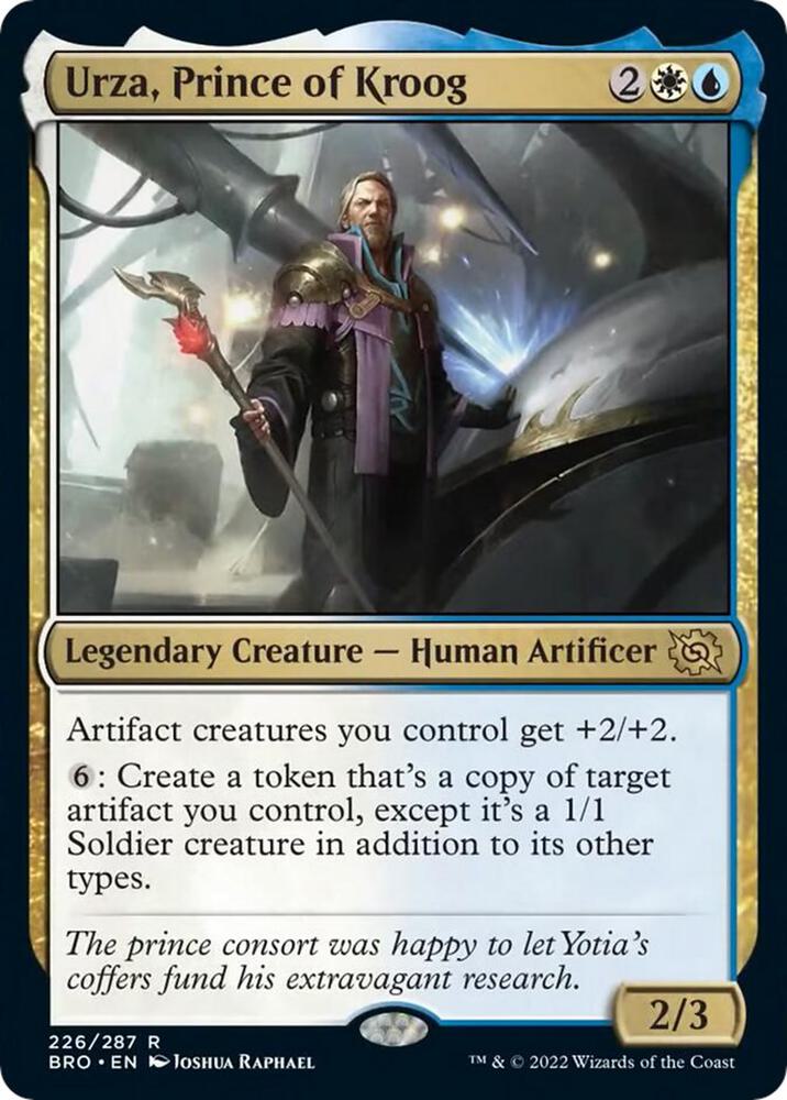 Urza, Prince of Kroog - The Brothers' War - Magic: The Gathering