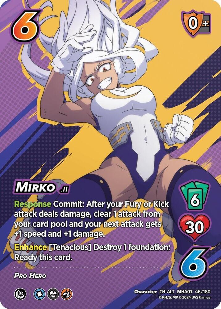 Mirko (Alternate Art) - UniVersus: My Hero Academia: Girl Power