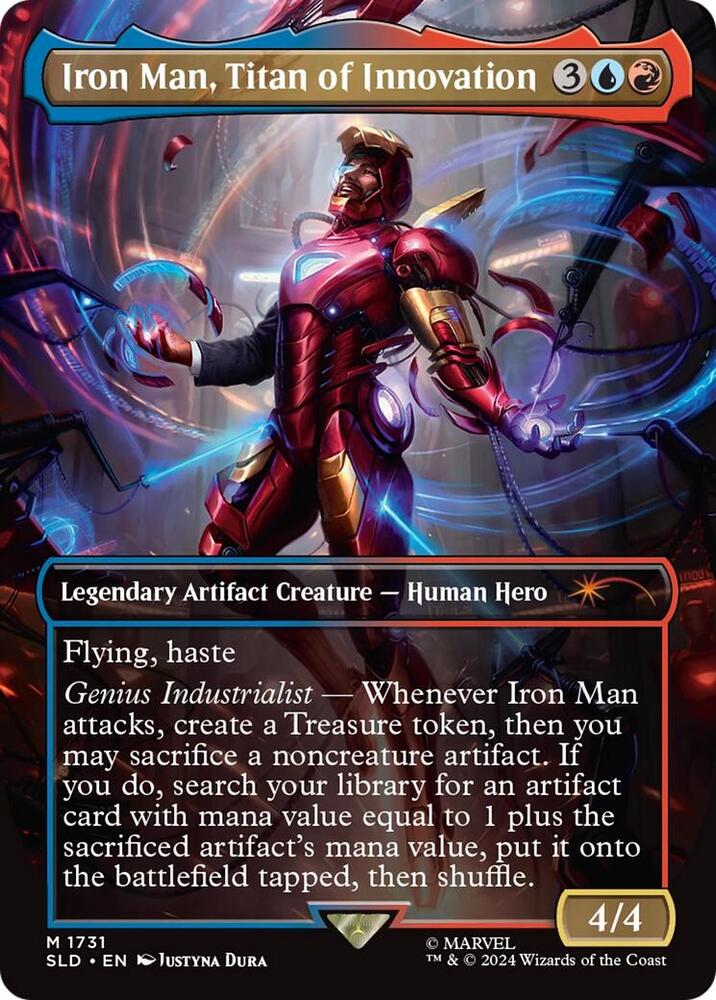 Iron Man, Titan of Innovation (Rainbow Foil) - Secret Lair Drop
