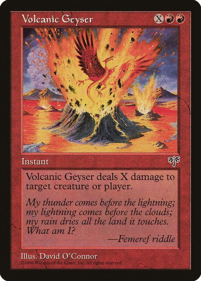 Volcanic Geyser - Mirage - Magic: The Gathering - TCGplayer.com