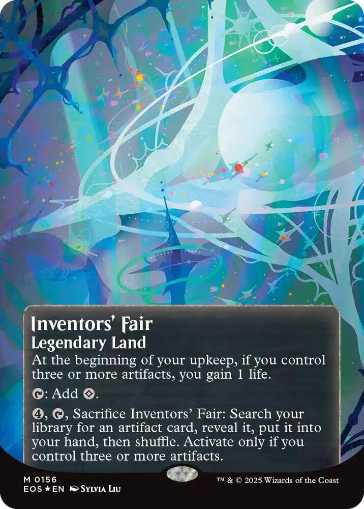 Inventors' Fair (0156) (Borderless) (Galaxy Foil) - Edge of