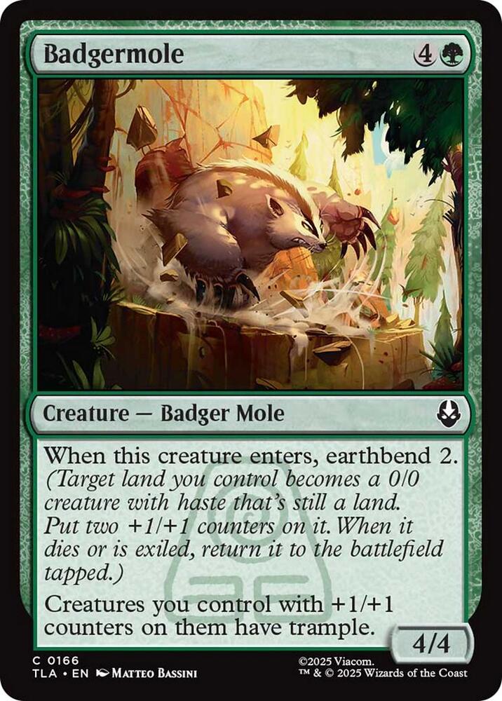 Badgermole - Avatar: The Last Airbender - Magic: The Gathering