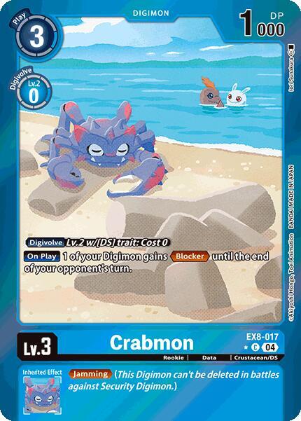 Crabmon (Limited Foil) - Chain of Liberation - Digimon Card Game