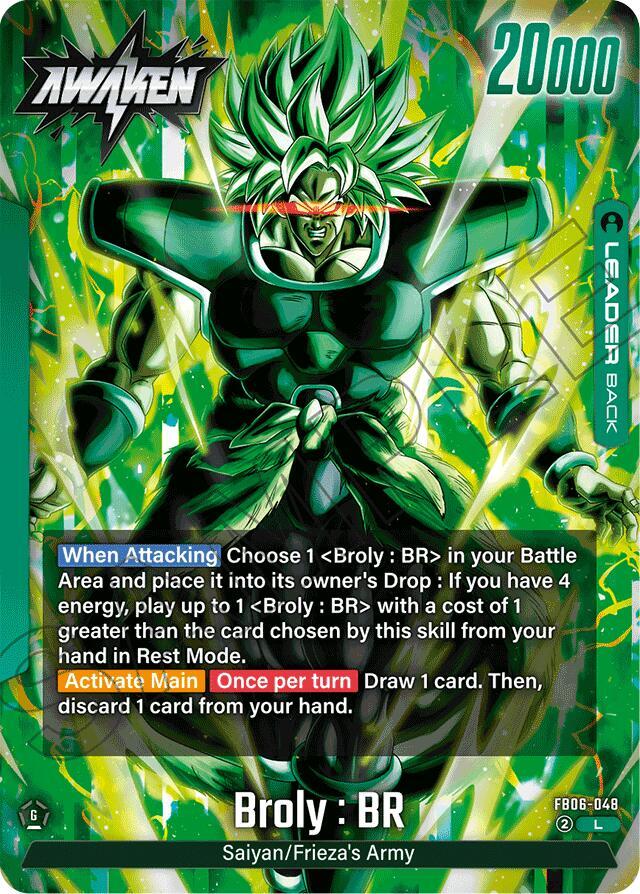 Broly : BR - FB06-048 - Rivals Clash - Dragon Ball Super: Fusion