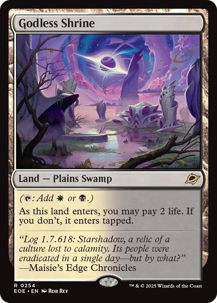 Godless Shrine - Edge of Eternities - Magic: The Gathering