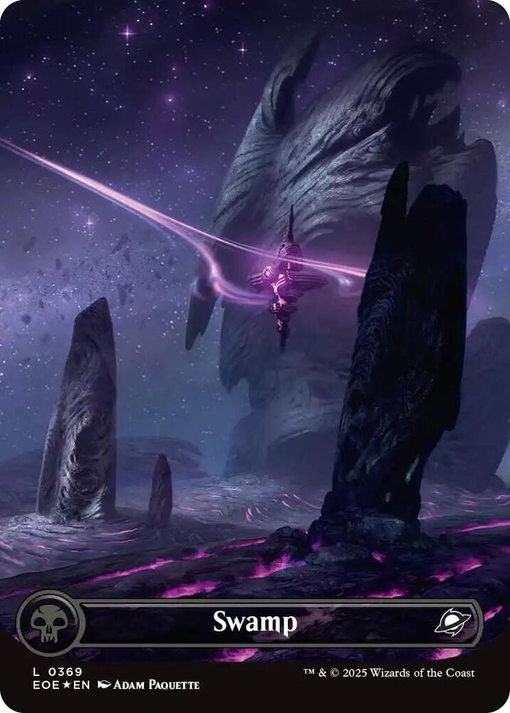 Swamp (0369) (Borderless) (Galaxy Foil) - Edge of Eternities
