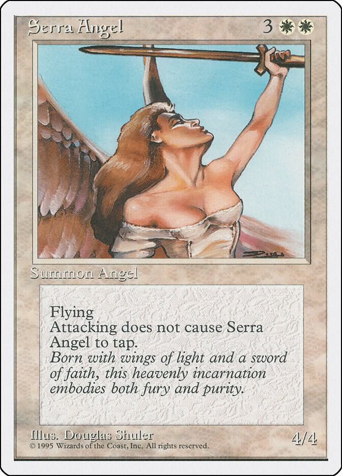 Serra Angel - Fourth Edition - Magic: The Gathering - TCGplayer.com