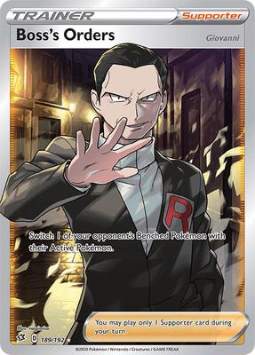 Boss's Orders (Full Art) - SWSH02: Rebel Clash - Pokemon