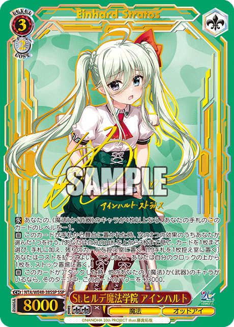 魔法少女リリカルなのは 20th St.ヒルデ魔法学院 アインハルト SSP