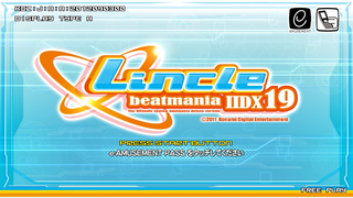 beatmaniaIIDX 19 Lincle 店頭用B1ポスター 非売品 beatmania IIDX 19