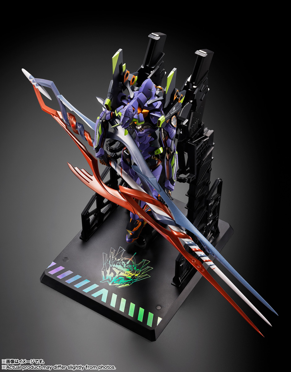 METAL BUILD EVA-01 TEST TYPE 01 30th with the spear of Gaius