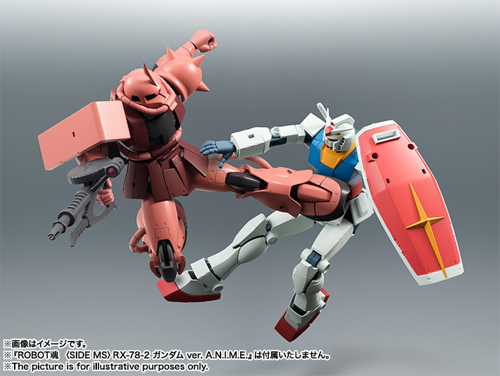 ロボット MS-06S ZAKU-II RED L VERSION NEW Bandai HG 1/144 GTO MS-06S Zaku II Red Comet Version gunpla