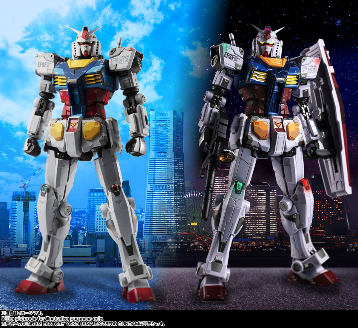 超合金 超合金×GUNDAM FACTORY YOKOHAMA RX-78F00 GUNDAM ‐Night