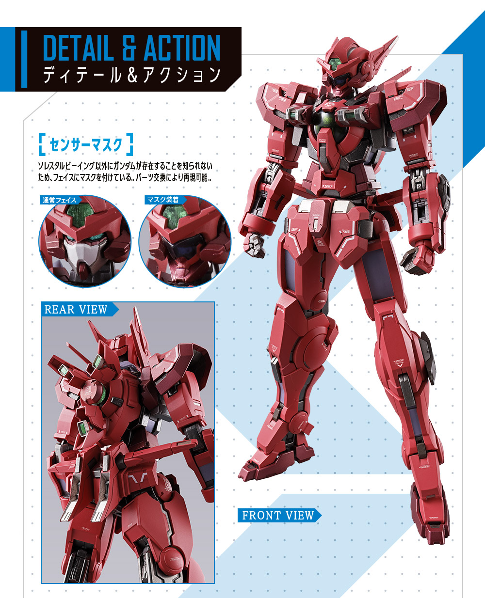 METAL BUILD ガンダムアストレア TYPE-F (GN HEAVY WEAPON SET