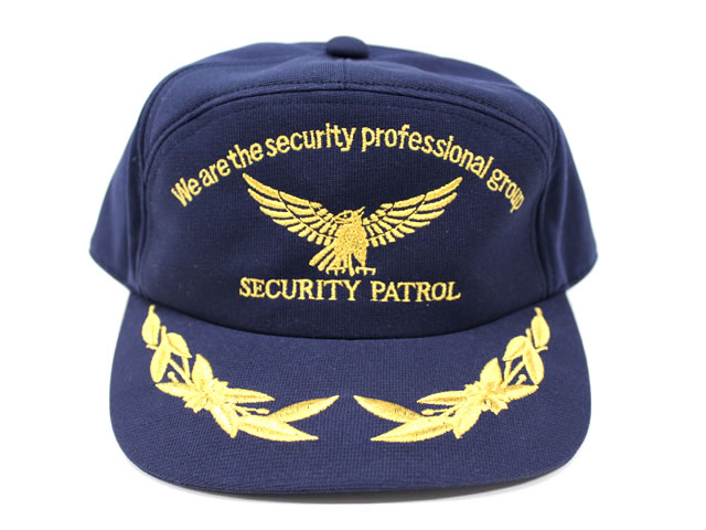 アポロキャップ ワシ 紺色 特大サイズ（XL） 冬用/夏メッシュ - 警備