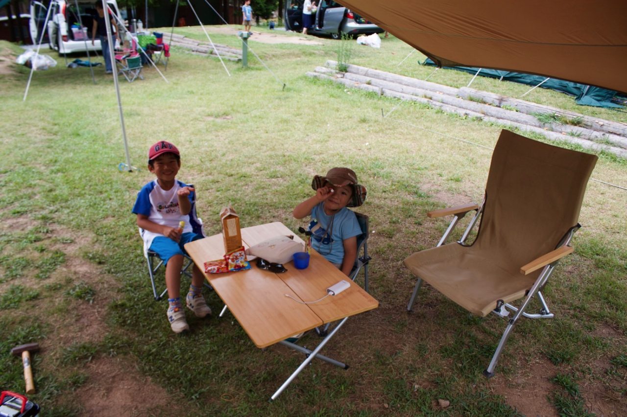 スノーピークワンアクションローテーブル竹