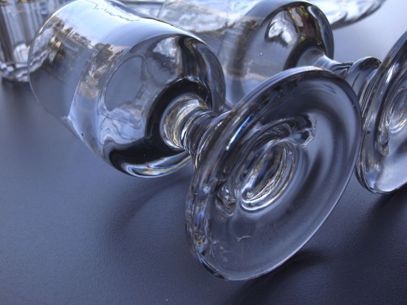 ビストログラス 2個セット アンティーク - テーブルB